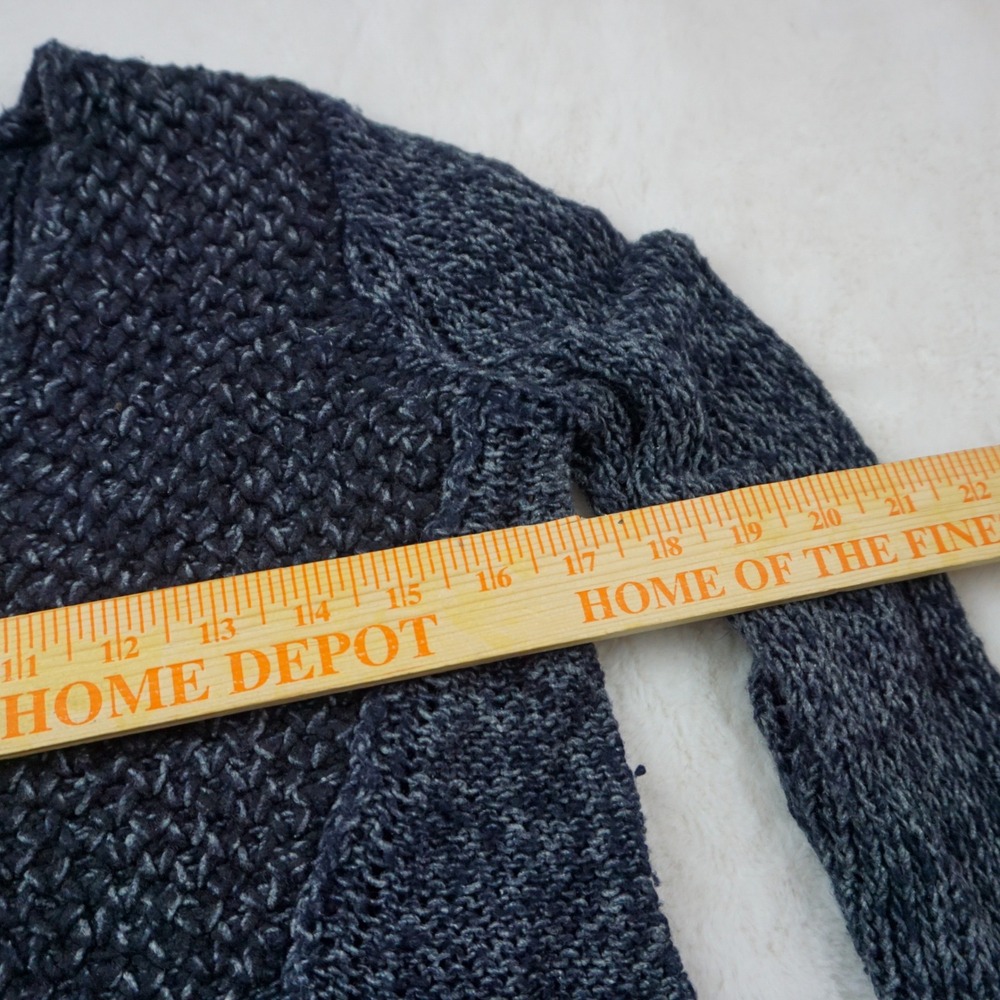 Helmut Lang Wool Silk Knit V Neck Sweater Hi Low Hem Long Sleeve Women Size P XS - Picture 5 of 9